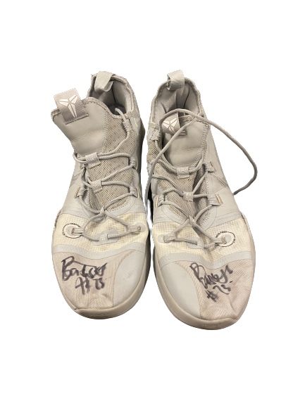 Charles Bassey Western Kentucky Basketball SIGNED Practice Worn Shoes (Size 17)