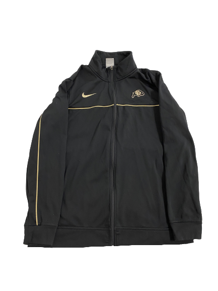 Isaiah Lewis Colorado Football Team-Issued Zip-Up Jacket (Size L)