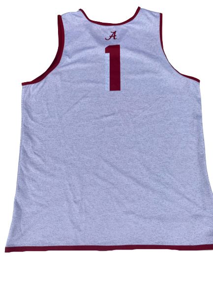 Herb Jones Alabama Basketball Player Exclusive Reversible Practice Jersey (Size L)