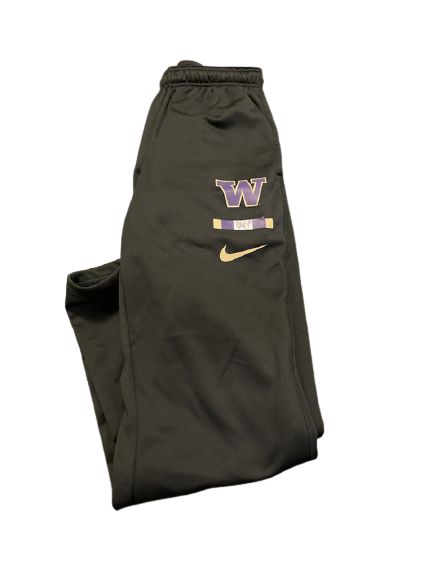 Sis Bates Washington Softball Team Issued SIGNED Sweatpants (Size S)