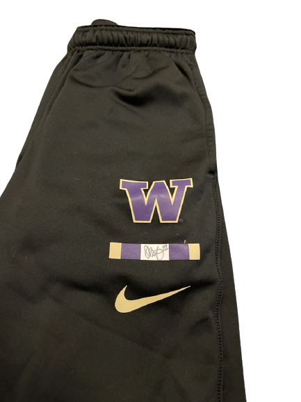 Sis Bates Washington Softball Team Issued SIGNED Sweatpants (Size S)