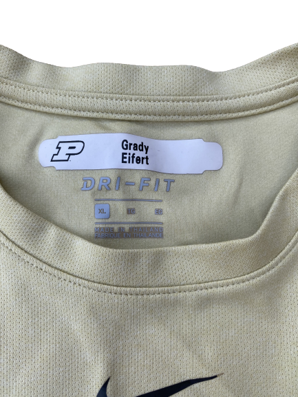 Grady Eifert Purdue Basketball Nike Shooting Shirt (Size XL)