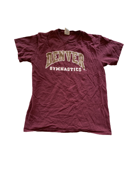 Maddie Karr Denver Gymnastics Team Issued Workout Shirt (Size M)