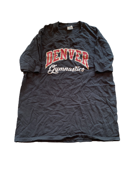Maddie Karr Denver Gymnastics Team Issued Workout Shirt (Size L)
