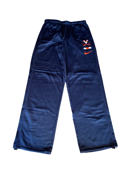 Jay Huff Virginia Basketball Team Issued Travel Sweatpants (Size XLT)