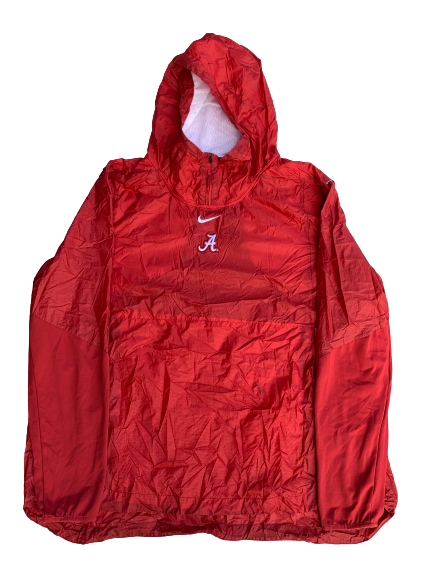 Matt Womack Alabama Team Issued Windbreaker Pullover (Size XXXL)