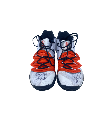 Giorgi Bezhanishvili Illinois Basketball SIGNED Game Worn Shoes (Size 16)