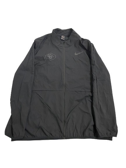 Jamar Montgomery Colorado Football Team-Exclusive BLACK OUT Zip-Up Jacket (Size XXL)