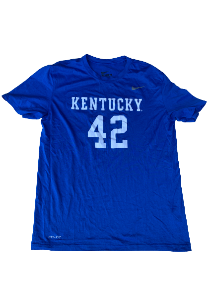 Leah Edmond Kentucky Volleyball Team Issued Workout Shirt (Size M)