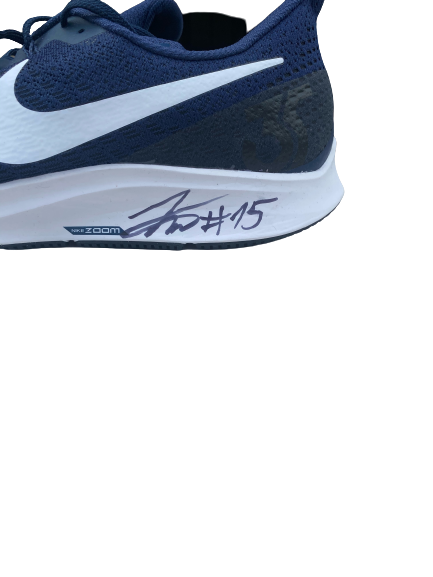 Giorgi Bezhanishvili Illinois Basketball SIGNED Team Issued Running Shoes (Size 16)