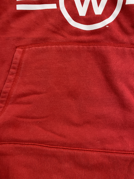 A.J. Abbott Wisconsin Football Team-Issued Sweatshirt (Size L)