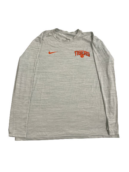 Brevin Galloway Clemson Basketball Long Sleeve Shirt (Size XL)