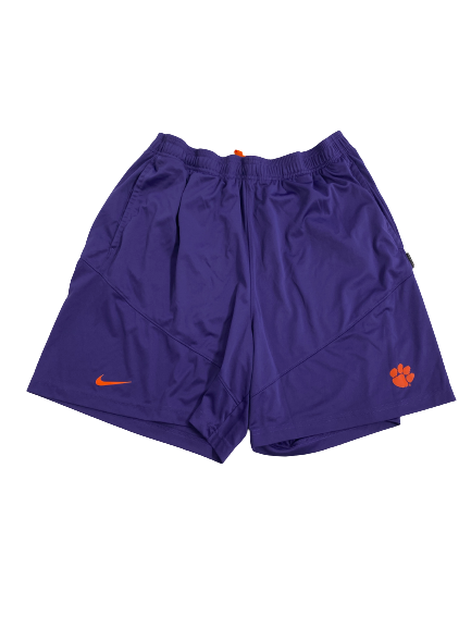 Brevin Galloway Clemson Basketball Team-Issued Shorts (Size XL)