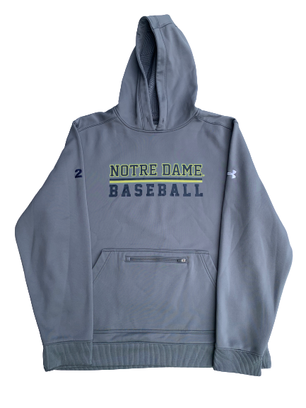 Torii Hunter Jr. Notre Dame Player Exclusive Hoodie with Number (Size L)