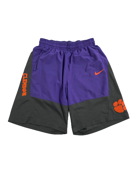 Brevin Galloway Clemson Basketball Team-Issued Shorts (Size L)