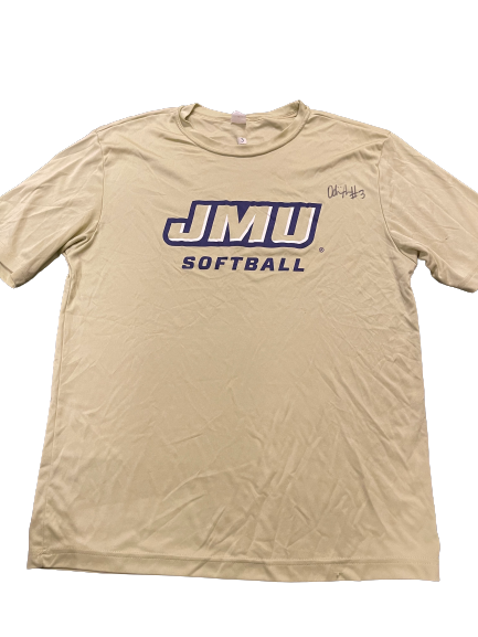 Odicci Alexander James Madison Softball SIGNED Workout Shirt