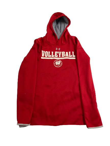 Anna MacDonald Wisconsin Volleyball Team-Issued Hoodie (Size M)