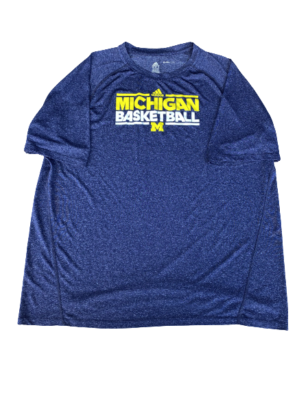 Max Bielfeldt Michigan Basketball Workout Shirt (Size XXL)