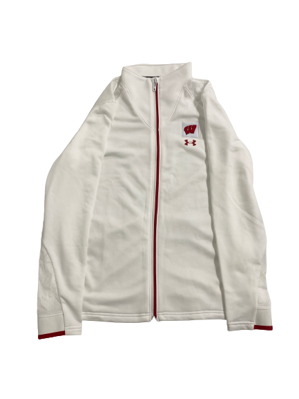 Anna MacDonald Wisconsin Volleyball Team-Issued Zip-Up Jacket (Size Women&