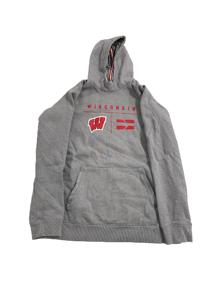 Anna MacDonald Wisconsin Volleyball Team-Issued Hoodie (Size LT)