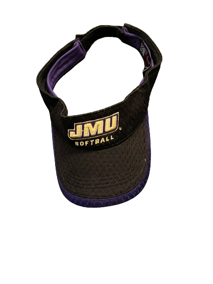 James Madison Softball Team Issued Visor Hat