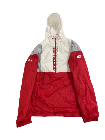 Anna MacDonald Wisconsin Volleyball Team-Issued Zip-Up Jacket (Size M)