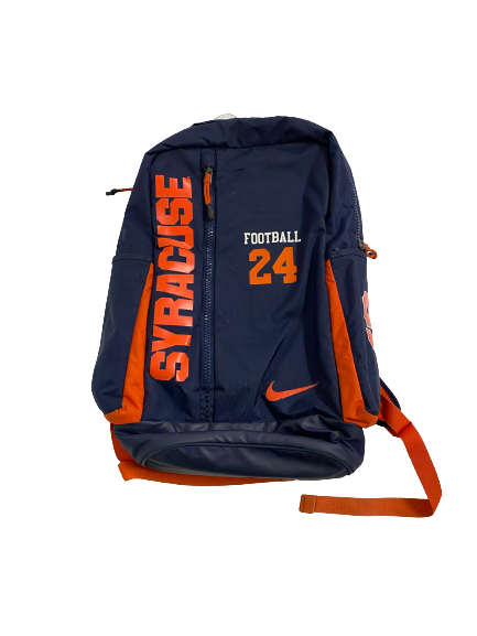 Cooper Lutz Syracuse Football Player-Exclusive Backpack With Number