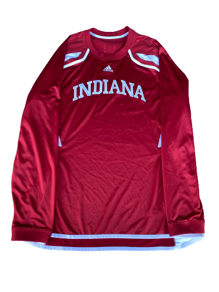 Max Bielfeldt Indiana Basketball Pre-Game Warm-Up Shirt (Size XXL)