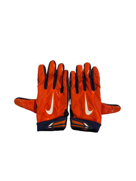 Cooper Lutz Syracuse Football Player-Exclusive Gloves (Size XL)