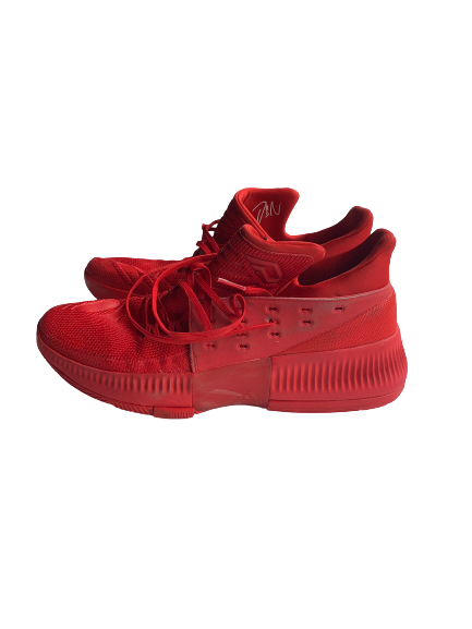 Tony Hicks Louisville Team Issued Damian Lillard Shoes (Size