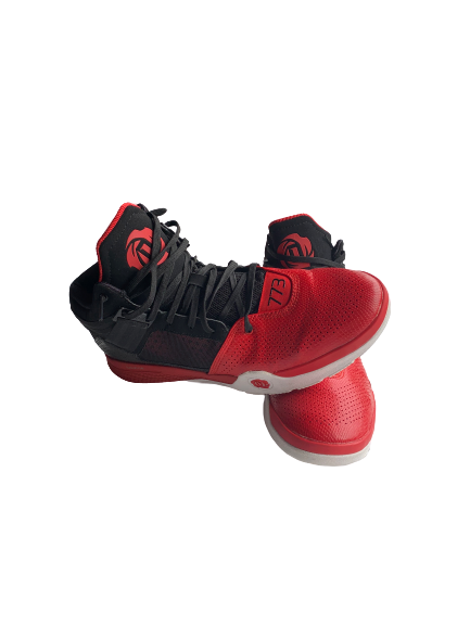 Tony Hicks Louisville Team Issued Derrick Rose Shoes (Size 12)