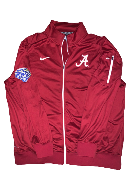 Dallas Warmack Alabama Team Issued Official Cotton Bowl Jacket with Patch (Size XXXL)