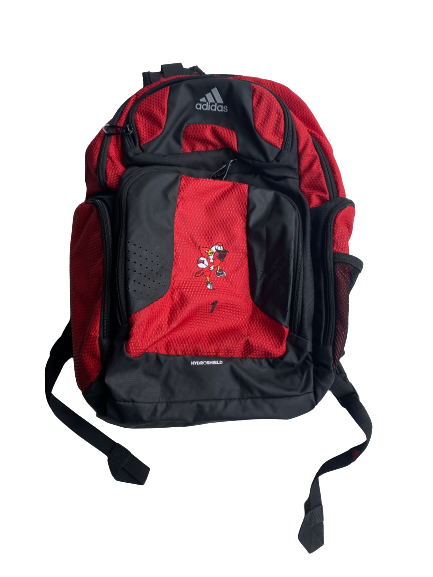 Tony Hicks Louisville Team Issued Backpack with Number