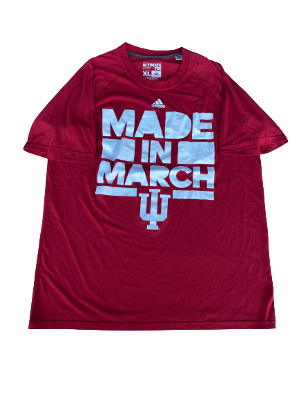 Max Bielfeldt Indiana Basketball "Made In March" Shirt (Size XL)