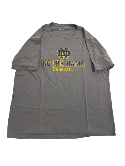Notre Dame Baseball Player-Exclusive Practice Shirt With 