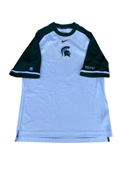 Travis Trice Michigan State Basketball Player Exclusive Pre-Game Shooting Shirt (Size M)