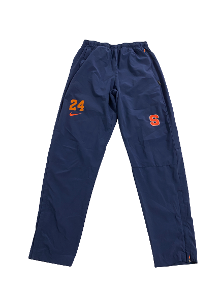 Cooper Lutz Syracuse Football Player-Exclusive Sweatpants With Number (Size L)