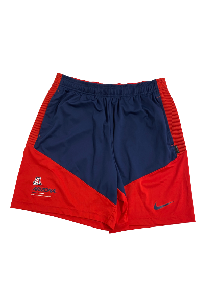 Jordan Mains Arizona Basketball Team-Issued Shorts (Size L)
