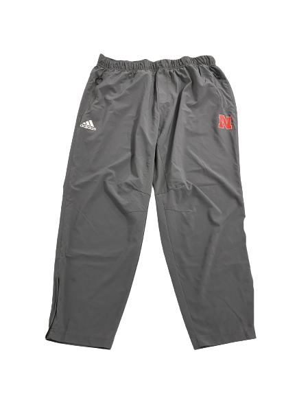 Travis Vokolek Nebraska Football Team-Issued Sweatpants (Size XXL)