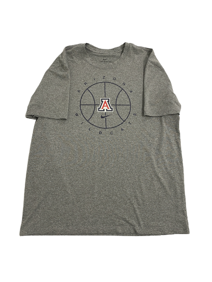 Jordan Mains Arizona Basketball Team-Issued T-Shirt (Size L)