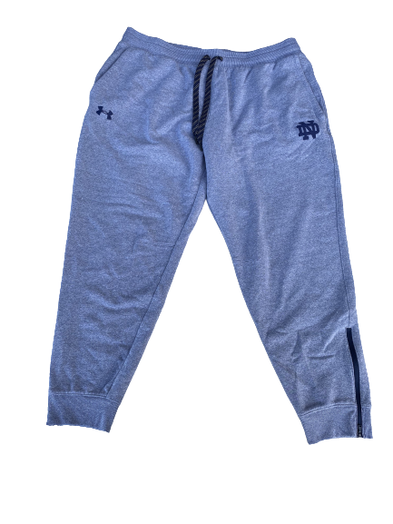 Tommy Kraemer Notre Dame Football Team Issued Sweatpants (Size XXL)