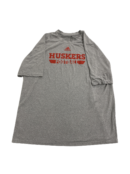 Travis Vokolek Nebraska Football Team-Issued T-Shirt (Size XXL)