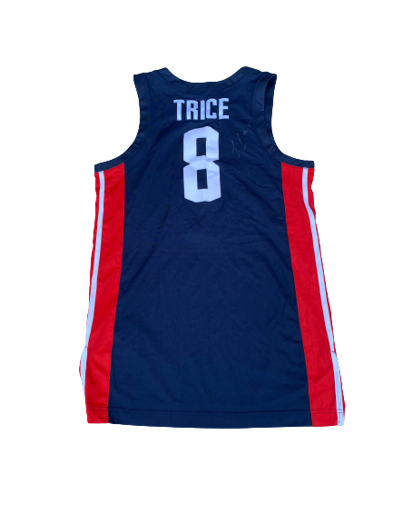 Travis Trice USA Basketball Signed Game Worn Jersey (Size 46)