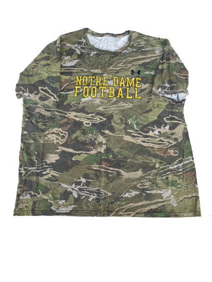 Tommy Kraemer Notre Dame Football Team Exclusive Workout Shirt (Size XXXL)