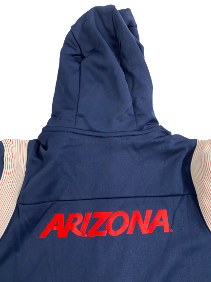 Jordan Mains Arizona Basketball Team-Issued Zip-Up Jacket (Size L)