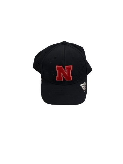 Travis Vokolek Nebraska Football Team-Issued Set of (2) Adjustable Hats