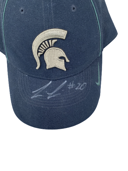 Travis Trice Michigan State Basketball Team Issued Signed Hat