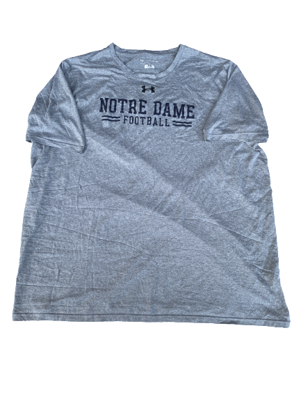 Tommy Kraemer Notre Dame Football Player Exclusive "The Standard" Workout Shirt (Size XXXL)