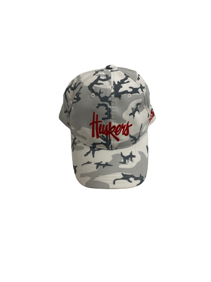 Travis Vokolek Nebraska Football Team-Issued Adjustable Hat