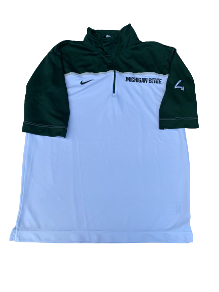 Travis Trice Michigan State Basketball Team Issued Warm-Up (Size L)
